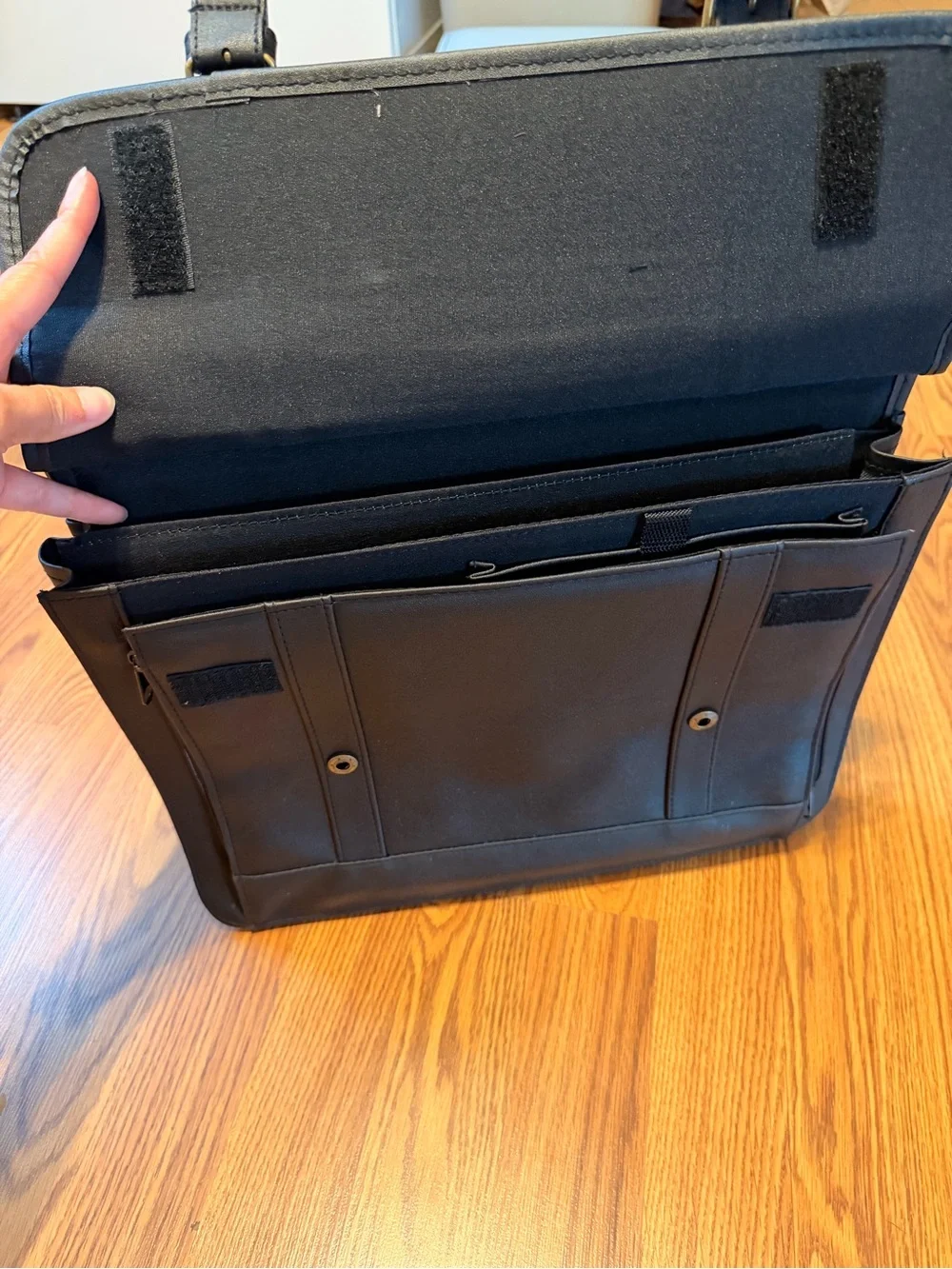 Black Men's Briefcase Satchel Bag - Classic Professional Style NWT